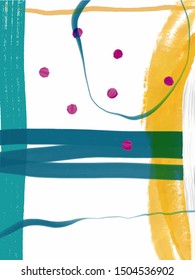 Abstract creative  background. Colorful shapes and textures. Freehand contemporary composition. Impressionism modern art for poster, banner, card, flyers, social media content
