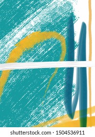 Abstract creative  background. Colorful shapes and textures. Freehand contemporary composition. Impressionism modern art for poster, banner, card, flyers, social media content
