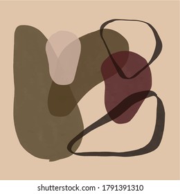 Resumen de fondo creativo. Formas y texturas coloridas. Composición contemporánea a mano libre. Impresionismo arte moderno para afiches, pancartas, tarjetas, volantes. 