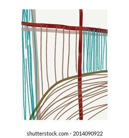 Abstract creative background. Colorful shapes and textures. Freehand contemporary composition. Impressionism modern art for poster, banner, card, flyers. 