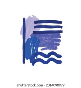 Abstrakter kreativer Hintergrund. Farbige Formen und Texturen. Freehand zeitgenössische Komposition. Impressionismus moderne Kunst für Poster, Banner, Karten, Flyer. 