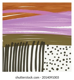 Resumen de fondo creativo. Formas y texturas coloridas. Composición contemporánea a mano libre. Impresionismo arte moderno para afiches, pancartas, tarjetas, volantes. 