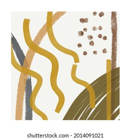 Abstract creative background. Colorful shapes and textures. Freehand contemporary composition. Impressionism modern art for poster, banner, card, flyers. 
