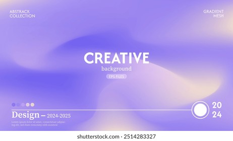 Abstract creative background composition of light purple colors and soft clouds. Exclusive minimalist pastel color design. eps 10 vector