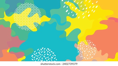 Abstract creative background with geometric shape and color. Modern vector background design