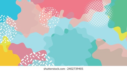 Abstract creative background with geometric shape and color. Modern vector background design
