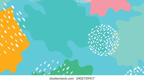 Resumen de fondo creativo con forma geométrica y color. Diseño de fondo vectorial moderno