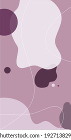 Abstract creative background illustration in flat style with minimal trendy style and space. Aesthetic , simple, stylish and minimal background. Banner template for mobile phone screen saver theme and