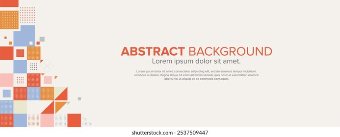 Resumo da criação. Plano de Fundo Geométrico Abstrato Laranja