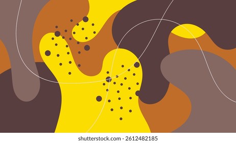 abstract creative background vector with copy space for text and coffee lineart icons - template design for instagram stories for coffee shop and home - simple, stylish and minimal design