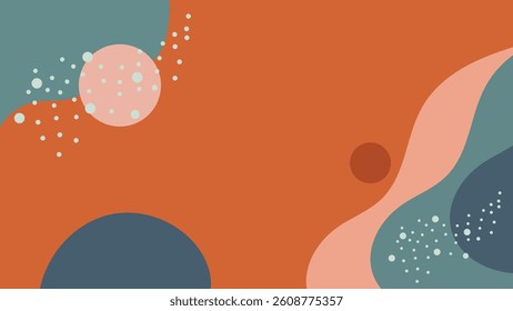 abstract creative background vector in minimalist trend style with copy space for text - template design for social media stories