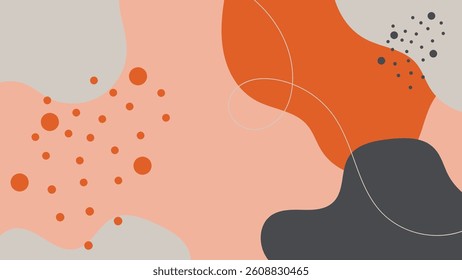 abstract creative background vector in minimalist trend style with copy space for text - template design for social media stories