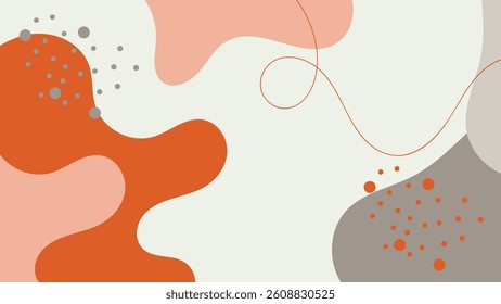 abstract creative background vector in minimalist trend style with copy space for text - template design for social media stories