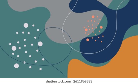 abstract creative background vector in minimalist trend style with copy space for text - template design for social media stories