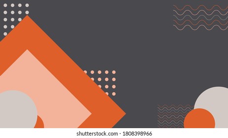 Abstract creative backgrounds in minimal trendy style with copy space for your design, Japanese Style.