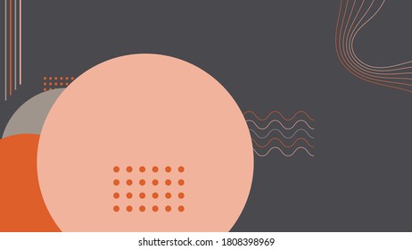 Abstract creative backgrounds in minimal trendy style with copy space for your design, Japanese Style.