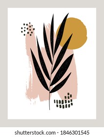 Abstract creative backgrounds in minimal trendy style. Vector illustration