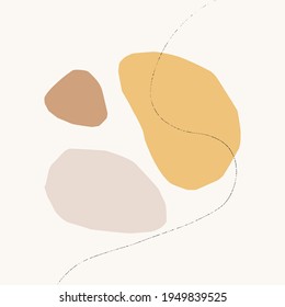 Abstract creative backgrounds in minimal trendy style with copy space for text - design templates for social media stories and posts - simple, stylish and minimal designs for invitations.