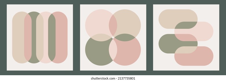 Abstract creative Backgrounds in minimal trendy style with copy space for text. Design templates for social media stories and posts. Simple, stylish and minimal designs for invitations