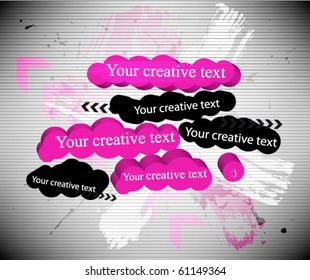 abstract creative banner