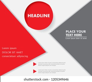 Abstract creative banner or poster.