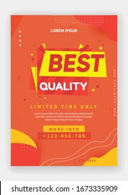Abstract creative best quality flyer. can be used as poster or banner design. For shopping.