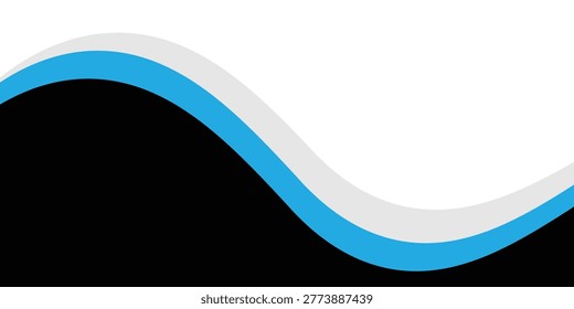 abstract creative black blue curve background. modern flat background. used for business card, banner, poster.