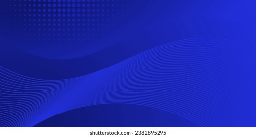 fondo de curva azul creativo abstracto