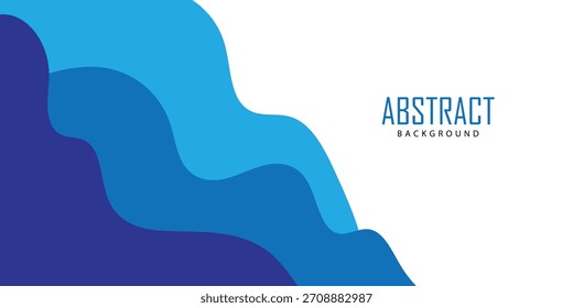 abstract creative blue organic shape background. modern background. used for business card, banner, poster.