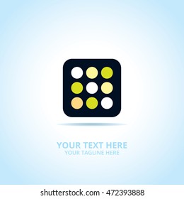 Abstract Creative Box logo, design concept, emblem, icon, logotype element for template.
