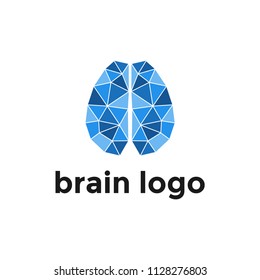 abstract creative brain logo design
