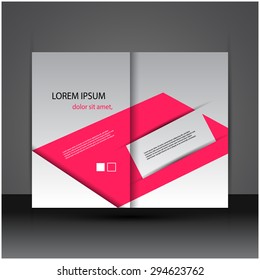 Abstract creative brochure / flyer design, eps10 vector.