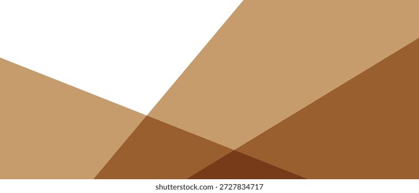 Fondo creativo abstracto del triángulo marrón.