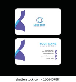 Abstract creative business card design