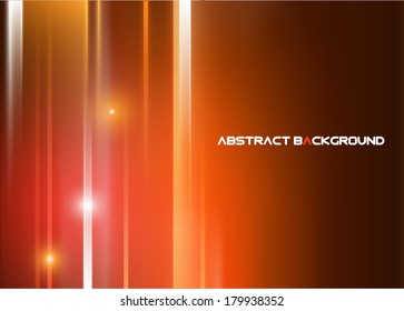 Abstract creative business card - vector