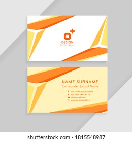 tarjetas de negocios creativas abstractas. Concepto de plantilla de tarjeta de identidad comercial.
