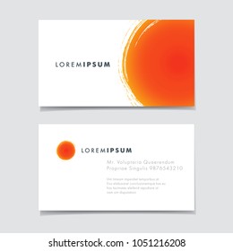 abstract creative business cards, vector template design