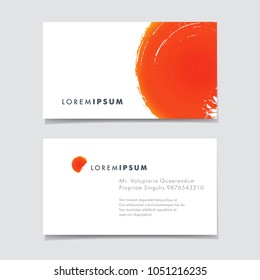 abstract creative business cards, vector template design