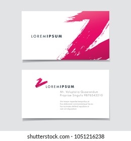 abstract creative business cards, vector template design