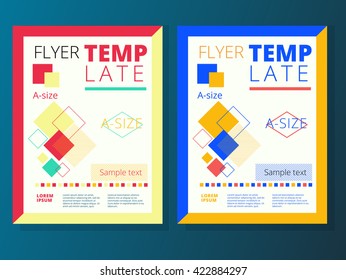 Abstract creative business flyer, brochure, layout, leaflet, poster, banner, report, magazine cover template design in A4 size