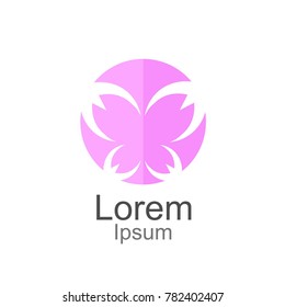 abstract creative butterfly logo design 