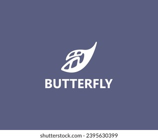 Abstract creative butterfly logo symbol Vector Image