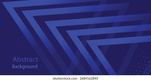 Abstrato criativo chevron faixa forma geométrica em azul escuro fundo ilustração Geométrica moderna brilhante azul linhas de gradiente. Design gráfico de tecnologia futurista.

