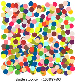Abstract creative circles. Colorful circles background.