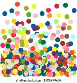 Abstract creative circles. Colorful circles background.