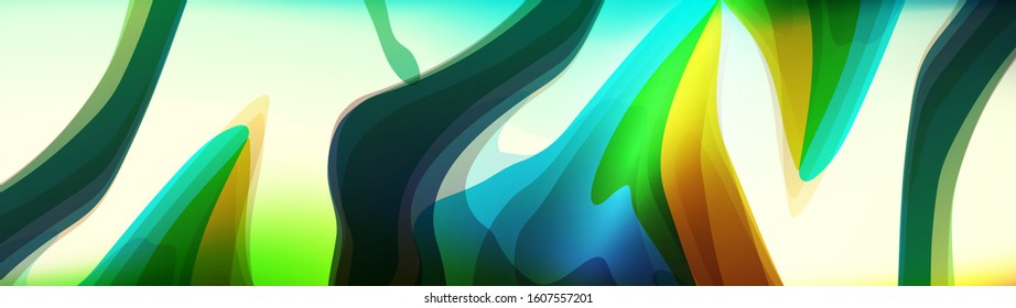 Abstract creative color fluid splash on white vector background template design for brochure, website, flyer.