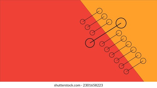 Abstract Creative colorful cover design. Social media banner Background. Editable template for posts, blog, sales, and promotion. lines arts template design for web and mobile apps. colored shapes