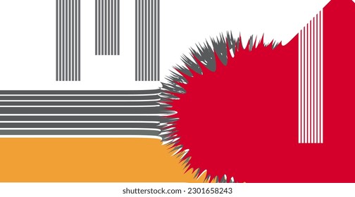 Abstract Creative colorful cover design. Social media banner Background. Editable template for posts, blog, sales, and promotion. lines arts template design for web and mobile apps. colored shapes