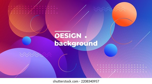 abstract creative colorful geometric background. trendy gradient shapes composition. Eps10 vector.