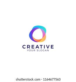 Abstract Creative, colorful icons, element and symbol, logo vector	